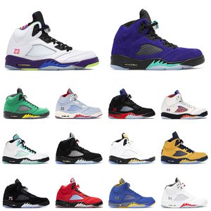 heren basketbalschoenen Jumpman 5 Alternate Bel Fire Red Top 3 Alternate Grape Oregon Ducks herentrainer sportsneakers