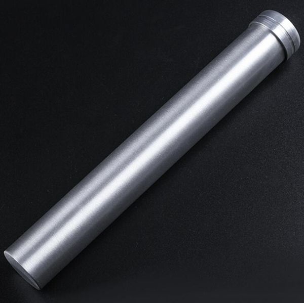 Cool Aluminium Cigar Storage Tube Stash Bottle Seal Case Portable Pre-Roll Jar Cigarette Herb Tabac Preroll Fumer Titulaire Conteneur Pack