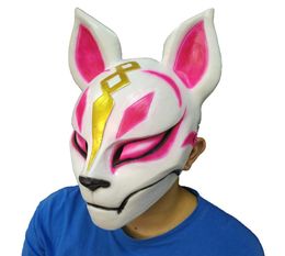 Cool Animal Foxy latex masker Battle Royale Game Foxy Mask Cosplay Halloween Party Prop Toys7828570