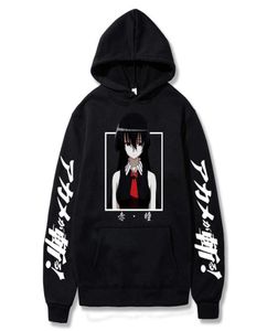 Cool Anime Akame Ga Kill sweat à capuche pour homme Harajuku dessin animé triste Akame automne hiver décontracté Streetwear mode sweats à manches longues G15140236