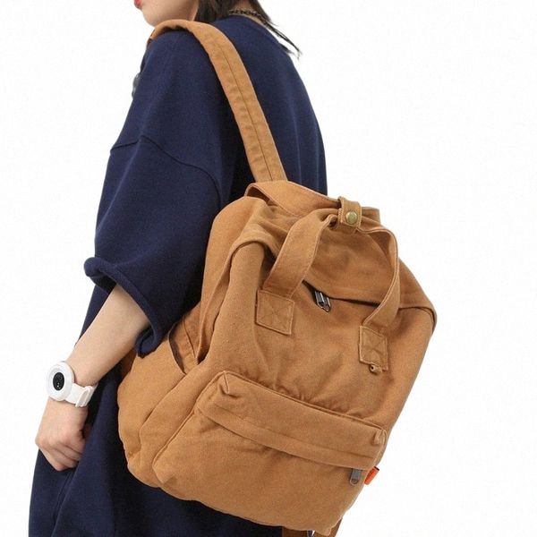 Bolso genial, mochila universitaria para mujer, bolso de lona Retro Harajuku para mujer, mochila para ordenador portátil para mujer, mochila de tela para estudiantes, bolsas de viaje para mujer S785 #