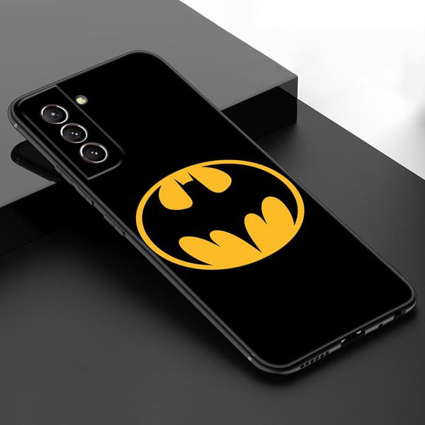 Case de teléfono Cool Batman Hero para Samsung Galaxy S23 S22 S21 S20 Ultra Fe S10e S10 Lite S9 S8 Plus S7 S6 Edge Soft TPU Black Cover Cover