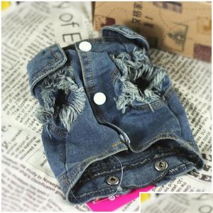 Cool Cowboy Pet Dog Cat Denim Vest Vêtements pour chiens Été Chihuahua Yorkie Caniche Teddy jllYod bdebag244I