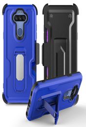 Cool Design 2020 nieuwste mobiele telefoonhoesje voor LG Fortune3aristo 5Case autolhouder Stand magnetische beugel Case Finger Ring TPU PC B6223393
