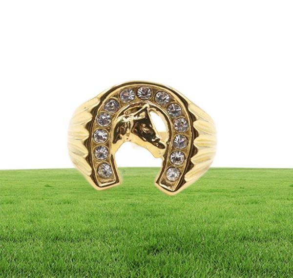 Conception cool gol Crystal Lucky Shoe Ring