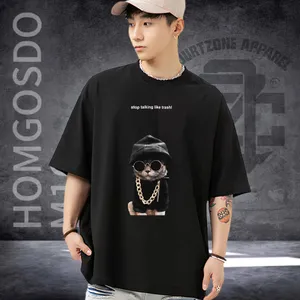Cool Design T -shirt voor man High Street Hip Hop Ademend Korte Mouw Men Tees Nieuwe aankomst Custom Printing T -shirts