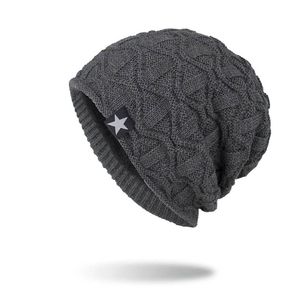 Cool Design Winter Mens Handgemaakte Houd Warm Winddicht Gebreide Hoed Caps te koop