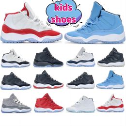 Cool Grey 11s Chaussures de basket-ball pour enfants Gamma Blue Jubilee 25e anniversaire Space Jam Infant Big Boys Girls Bred Sneakers Baskets pour enfants G2Il #