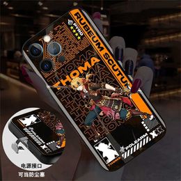 Funda para teléfono móvil con Control inteligente de voz y Flash iluminado genial, carcasa con función de juego intermitente Led para Huawei Nova 9 8 7 SE Pro HonL230619