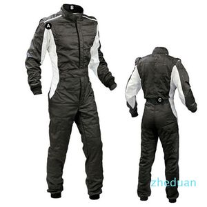 Cool karting pak full body auto motorfiets jas racen club oefening kleding overalls stig pak twee lagen waterdichte moto bodys327r