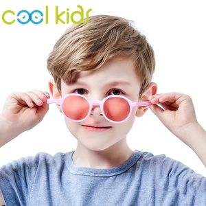 COOL KIDS ACETATE POLALIFE KIDS SUNGLASSS Child pendant 5 à 12 ans pour filles garçons Eyeglass UV400 Eyewear Children SK1002 240419