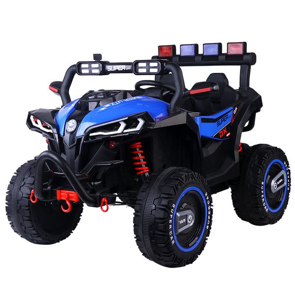Cadeaux de jouet d'équitation de véhicule tout-terrain électrique à quatre roues motrices pour enfants pour les enfants de 2 à 10 ans montent sur une voiture télécommandée pour enfant
