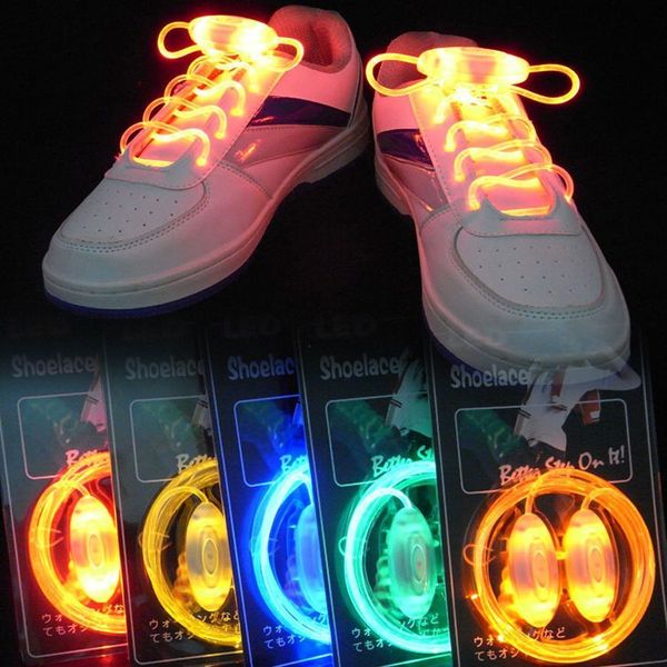 Cordones LED geniales Iluminan los cordones de los zapatos con 3 modos Flash Iluminando la noche para discoteca Fiesta de baile Navidad Hip-hop Baile Ciclismo Senderismo ENVÍO RÁPIDO