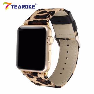 Cool Leopard Véritable Doublure En Cuir Bracelet Pour Apple Watch 4 40mm 44mm 38mm 42mm Bracelet De Mode Bracelet Bracelet Pour Iwatch 1 2 3 T190620