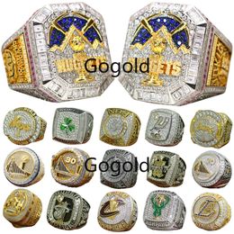 Designer World Basketball Championship Ring Set Luxe 14K Gold Nuggets JOKIC Champions Anneaux Pour Hommes Femmes Diamant Sport Bijoux