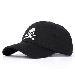 Hommes cool femme crâne broderie de Sunshade Baseball Cap d'été Sport extérieur Sport Salle Hip Hop Coton A réglable Coton P55 22011869753004642