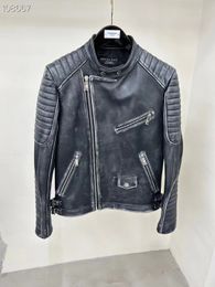 Cool Mens Real Genunine Leather Designer Brand Jacket Outwear Designer Designer Pathers Day Day Winter Xman007