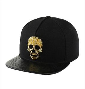 Cool nouveauté crâne Rivets Punk Hip Hop casquette de Baseball femmes parasol coton sport crème solaire rue danse soleil chapeaux P4672854816856820