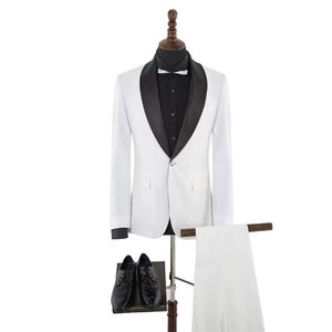 Genial, un botón, padrinos de boda, solapa de muesca, esmoquin para novio, vestido de boda para hombre, chaqueta para hombre, Blazer, cena de graduación, traje de 2 piezas, chaqueta, pantalones, corbata 2773