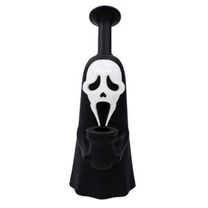 Cool Skull Halloween Silicone Bong Pipes Kit Pipe à Eau Filtre En Verre Poignée Entonnoir Bol Herbe Tabac Porte-Cigarette Portable Fumer Bubbler Pipes À Main