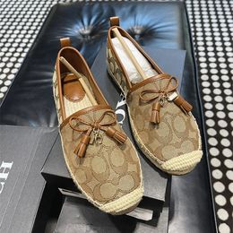 Cool Summer coa ch alpargatas para mujer hombre zapatillas Diseñador Zapato pescador Casual Flat Slide top Playa de lujo Zapatos bajos DHgate acogedor dama regalo al aire libre Zapato al por mayor