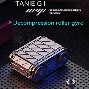 Cool tank fidget rouleau autistique adhd métal edc fidget toys bureau bourse toys anxiété stress relief toys adulte cadeau 240516