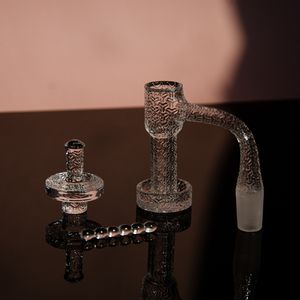 Cool terp slurper quartz banger ensembles accessoires pour fumeurs nouveau clou de mélangeur de bord biseauté entièrement soudé gravé pour dab rigs bong