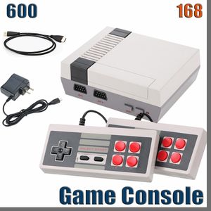 168D Nueva consola de juegos HD Video portátil Mini juego de TV clásico para 600 consolas de juegos NES Controlador Joypad Controladores con caja de venta al por menor