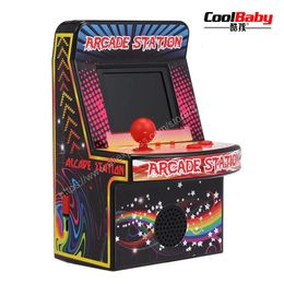 CoolBaby Console de jeu portable rétro portable Machine de jeu 8 bits Mini jeux d'arcade intégrés 240 jeux classiques pour enfants 240327