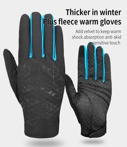 Coolchange wintercyclinghandschoenen thermisch warm winddichte full-vinger-handschoenen anti-slip touch SN Bicycle Glove Men Women8461142