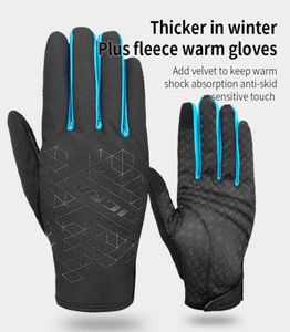 Coolchange wintercyclinghandschoenen thermisch warm winddichte full-finger-handschoenen anti-slip touch SN Bicycle Glove Men Women3927245