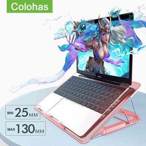 Cooler Pad Verstelbare Notebook-ondersteuning met zes fans MacBook Pro Houder Laptop Koeling Stand