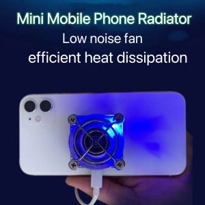 Refroidisseurs Nouveau Mini semi-conducteur téléphone portable refroidisseur ventilateur refroidi par air refroidisseur jeu USB alimenté radiateur dissipateur de chaleur pour IPhone/Samsung/Xiaomi