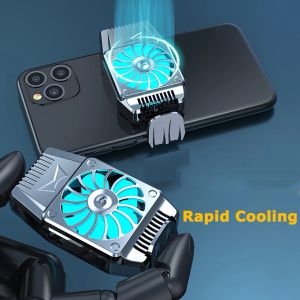 Koelers universele mobiele telefoon radiator telefoonkoelventilator koude windgreep ventilator koellichaam voor iPhone Samsung Xiaomi Huawei Cooler Fan