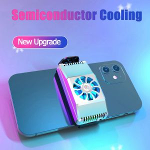 Refroidisseurs Universal Phone Mobile Semiconductor Game plus cool plus finez USB Fan de radiateur portable refroidissement pour iPhone Redmi Samsung Xiaomi therm