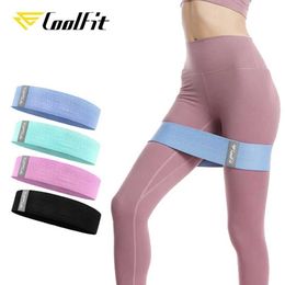 CoolFit Menwomen bandas de resistencia a la cadera botín pierna ejercicio bandas elásticas para gimnasio Yoga estiramiento entrenamiento Fitness entrenamiento H1026