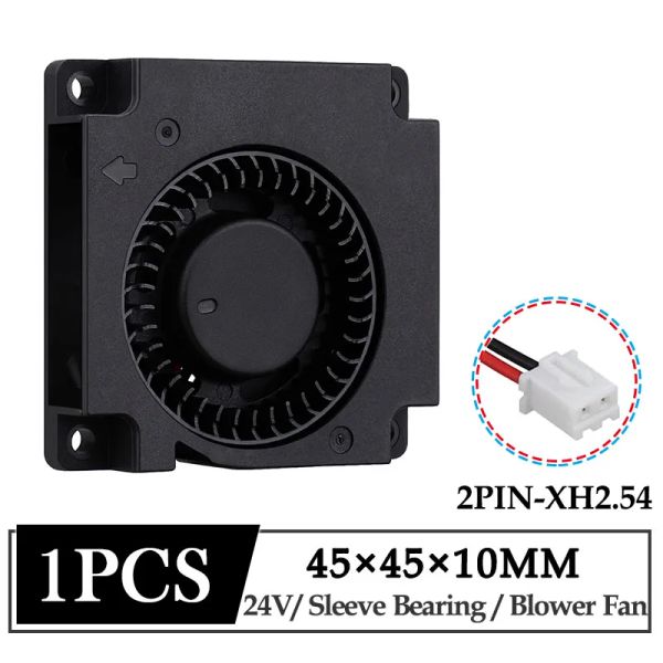 Enfriamiento 1pcs gdstime DC 24v ventilador 45 mm 45x45x10 mm de escape radial sin escobillas Ventilador de enfriamiento de la impresora 3D 4.5cm 4510 Micro Turbo Blower Coacher