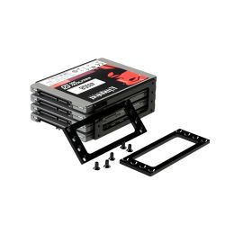 Refroidissement 2,5 "Computer SSD HDD Rack 4 Slot 3 fente 2 fente Aluminium Disque dur Disque SSD Extension Baie noire / argent / rouge / gris externe