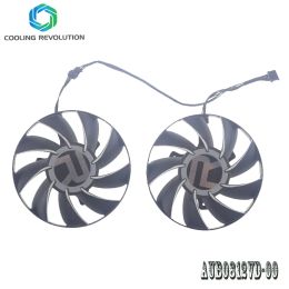 Refroidissement 85 mm AuB0812VD00 DC12V 0.45A 4pin Graphics Fan pour AMD Radeon RX 6700 XT Graphics Fan