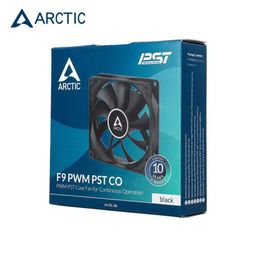 Refroidissement Arctic F9 PWM PST CO COTERIE COTRE 9cm ventilateur 4pin pwm chaîne de marguerite 90 mm Éventail refroidisseur Master Duall Ball Ball