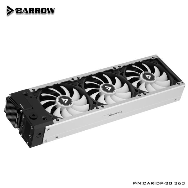 Radiateur de refroidissement Barrow 360 mm + 17W PWM POMPE + ventilateur intégré ITX Case Integration Solution Copper Eau Refroidissement Liquide chaleur Daridp30