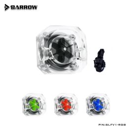 Refroidissement Barrow PC Eau de refroidissement Débit de flux Velocité / Système de refroidisseur d'eau Transparent 5V 3pin En-tête RGB Connectez-vous à Aura Sync Slfv1RGB