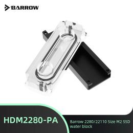 Refroidissement Barrowch M2 Solid State Disk Water plus refroidisseur HDM2280PA SSD TIR TIRSE ARCRYLIQUE POUR PC GAMING INFORMATION DE REFOLITION