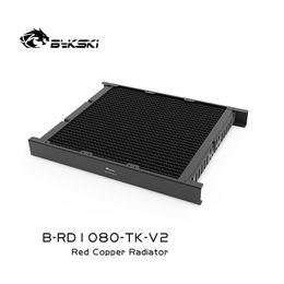 Koeling bykski G1/4 '' draad 46 mm dik 1080 mm Copper radiator computer water watertoevoerde rij zwart voor 9 stcs 12 cm ventilator Brd1080TKv2