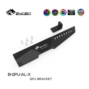 Enfriamiento bykski tamaño 254*49*7 mm / soporte metálico de la computadora GPU GPU Brace con RGB / Argb Sync Light / Support Fix Video Card en el caso