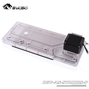 Refroidissement bykski refroidissement refroidissement rvb réservoir de réservoir de réservoir plaque de distribution pour asus rog strix helios châssis rgvasstrixhsp