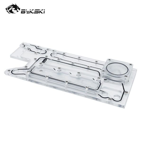 Refroidissement Bykski Water Tank pour ACC X11 Itx A4 Mini Case Distro Plate Argb Reservoir GPU CPU côté modifier l'armure