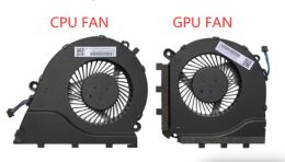 Koeling CPU GPU -koelventilator voor HP Q174 OMEN 17W206TX 17W205TX Laptop Fan 910441001 G38CPU NFB89B05H G38GPU NFB84B05H FSFA15M