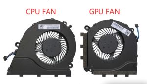 Fan de refroidissement GPU CPU CPU pour HP Q174 Omen 17W206TX 17W205TX FAN 910441001 G38CPU NFB89B05H G38GPU NFB84B05H FSFA15M