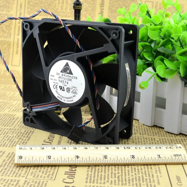 Refroidissement Delta AFC1212DE 12038 12cm 120 mm DC 12V 1.6A PWM BALL FAN